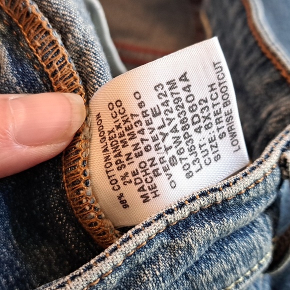 Ralph Lauren Polo Low Rise  Boot Cut Jeans Womens Size 8 / 32 - Picture 5 of 7